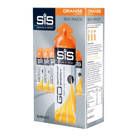 SIS Gels isotoniques GO orange (pack de 6)